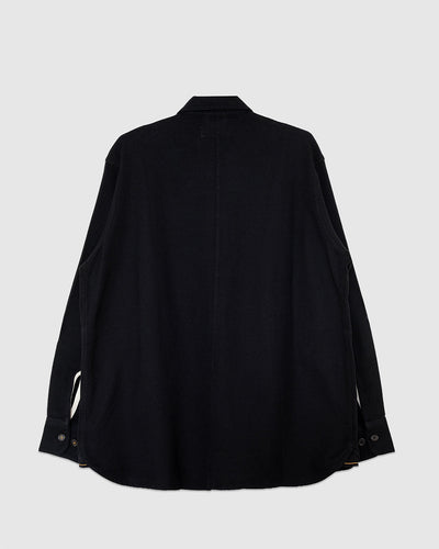 Travail Overshirt Kendal Cotton Black - UNIVERSAL WORKS