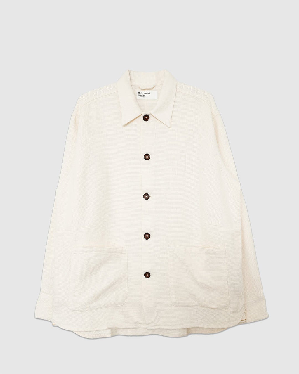 Travail Overshirt Kendal Cotton Ecru - UNIVERSAL WORKS