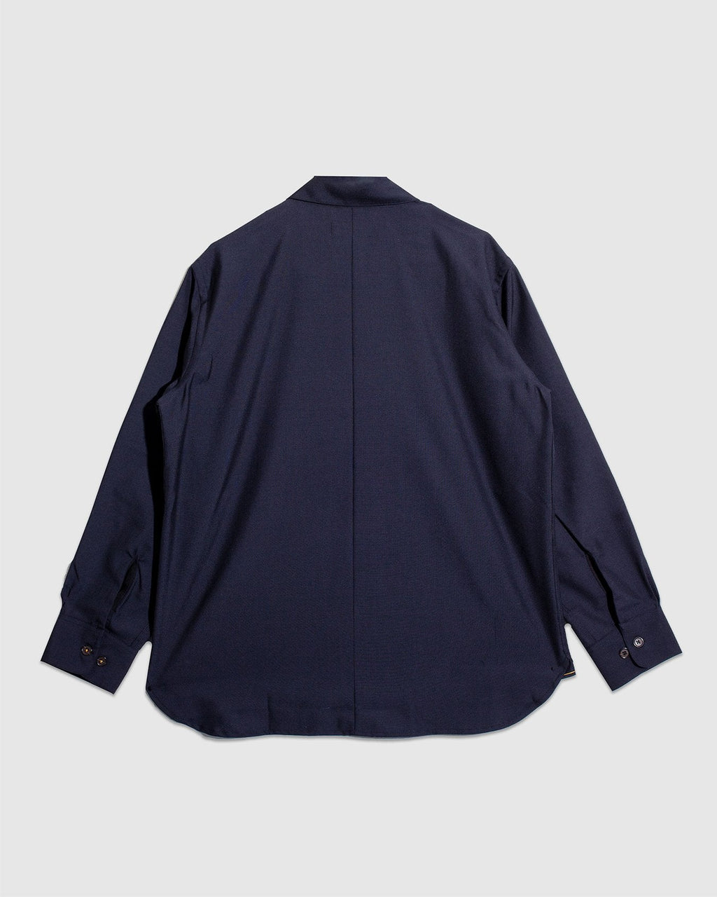 Travail Overshirt Tropical Suiting Navy - UNIVERSAL WORKS
