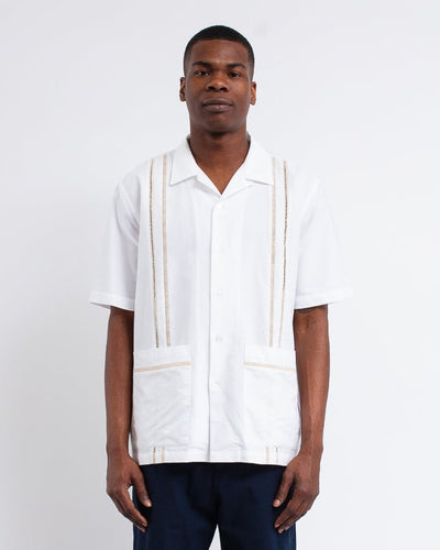 Tropicana Shirt Classic Oxford White - UNIVERSAL WORKS