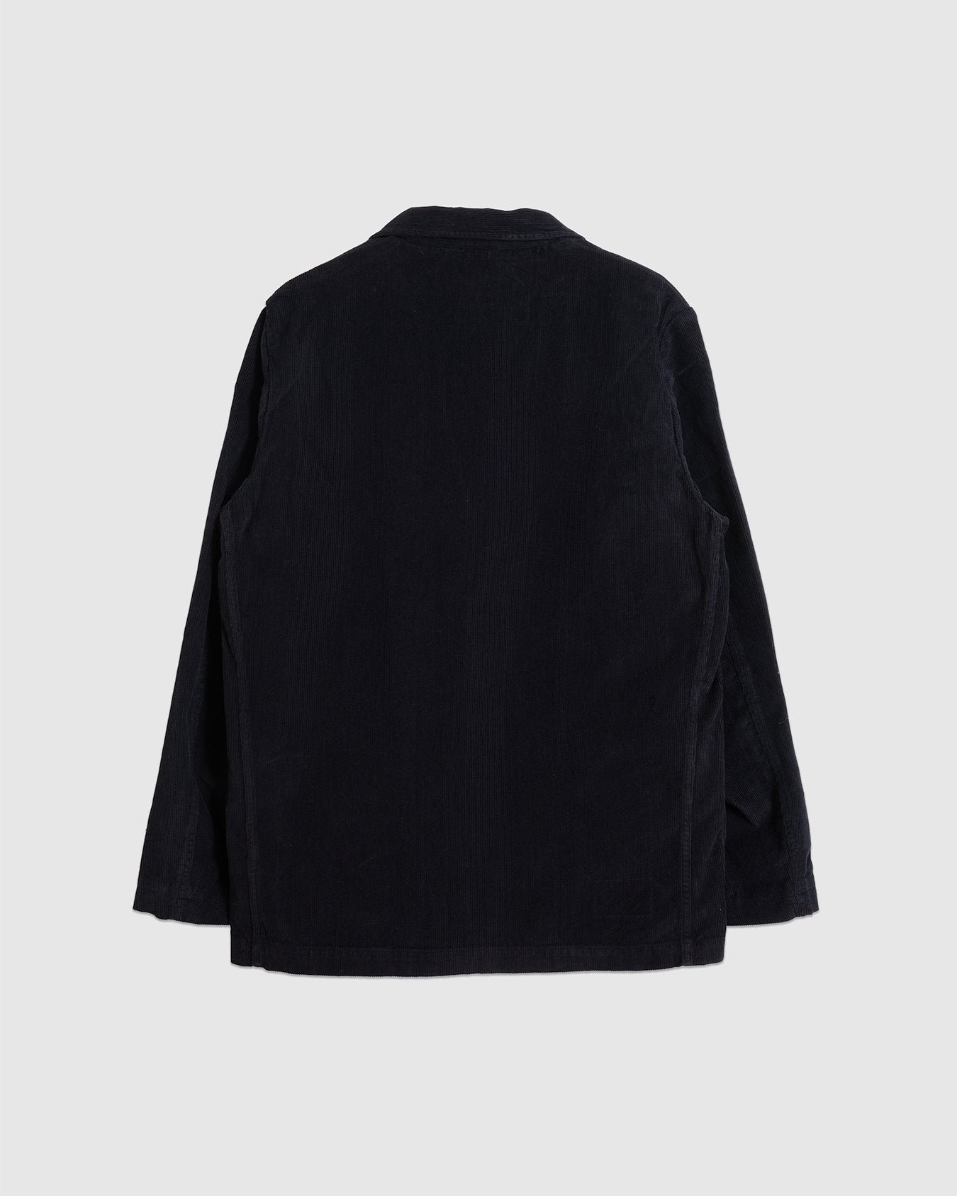 Two Button Jacket Cat Cord Black - UNIVERSAL WORKS