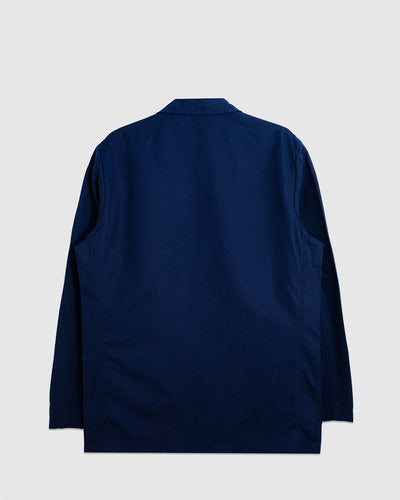 Two Button Jacket Linen Slub Navy - UNIVERSAL WORKS