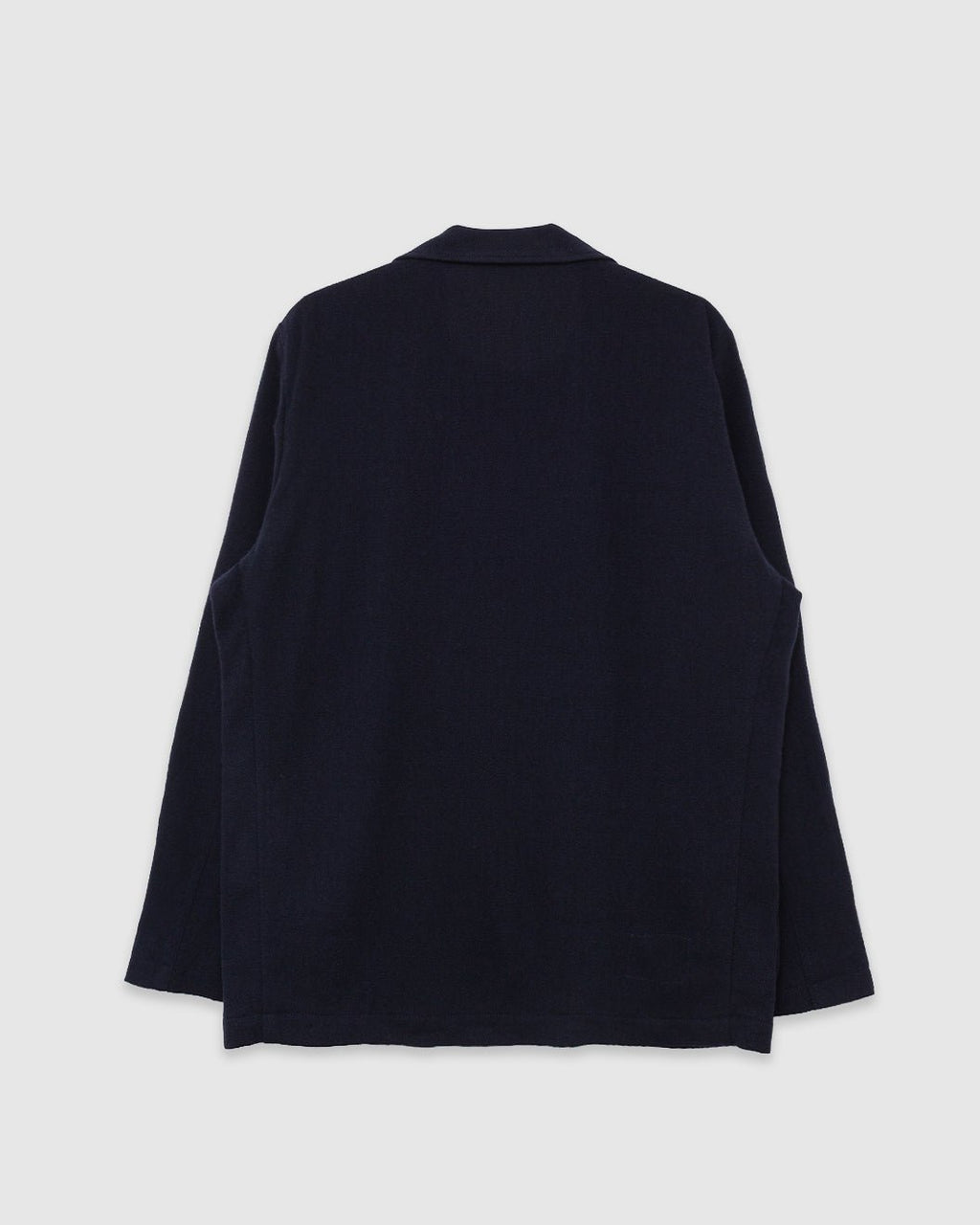 Two Button Jacket Robin Wool Mix Dark Navy - UNIVERSAL WORKS