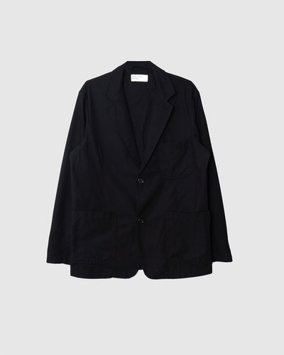 Two Button Jacket Valencia Black - UNIVERSAL WORKS