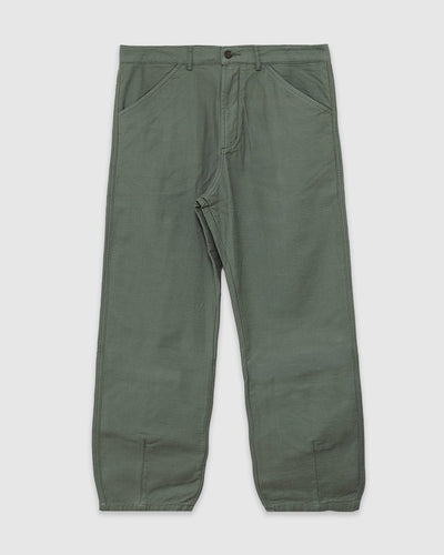 Utility Pant Slub Sateen Olive - UNIVERSAL WORKS