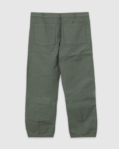 Utility Pant Slub Sateen Olive - UNIVERSAL WORKS