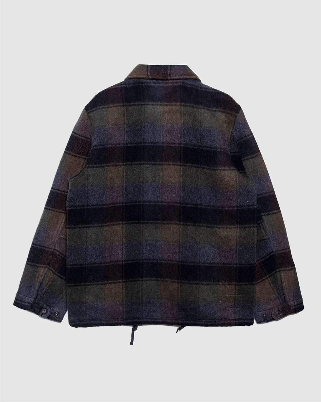 Wayfarer Jacket Black/Brown Berlin Wool Check - UNIVERSAL WORKS