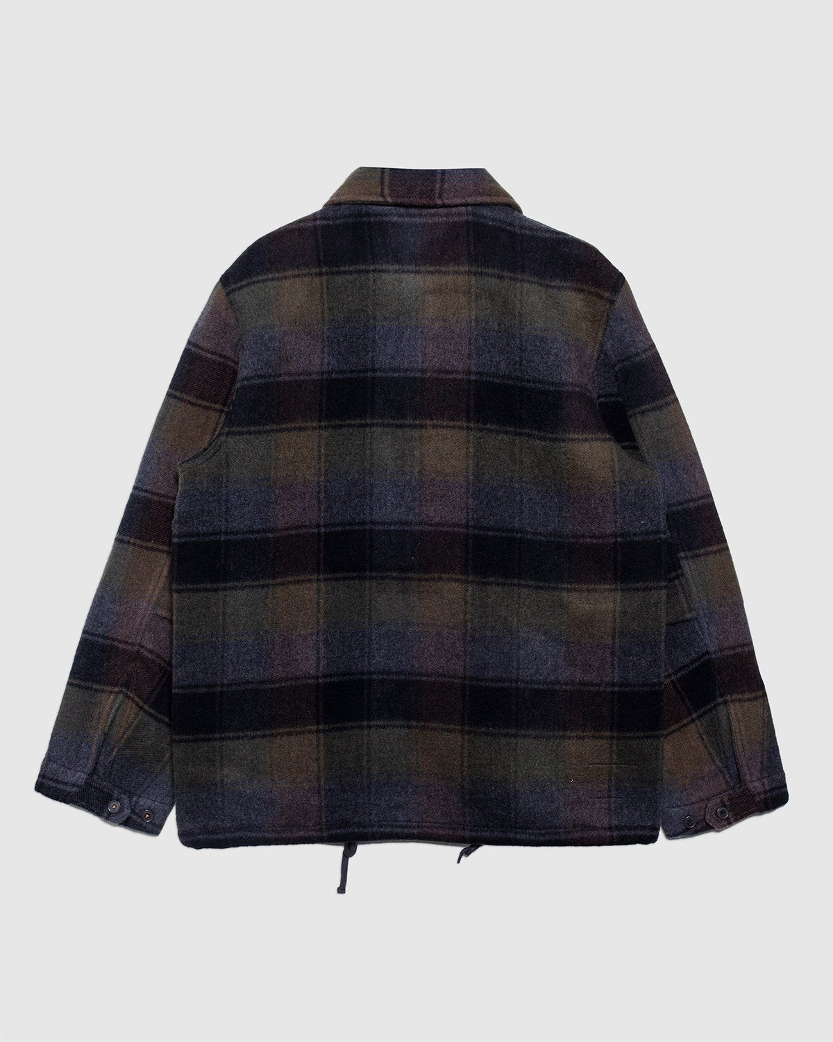 Wayfarer Jacket Black/Brown Berlin Wool Check - UNIVERSAL WORKS