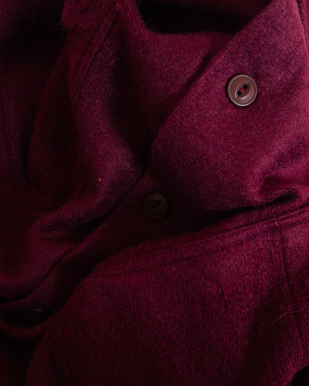 Work Shirt Dam Marl Dark Red - UNIVERSAL WORKS