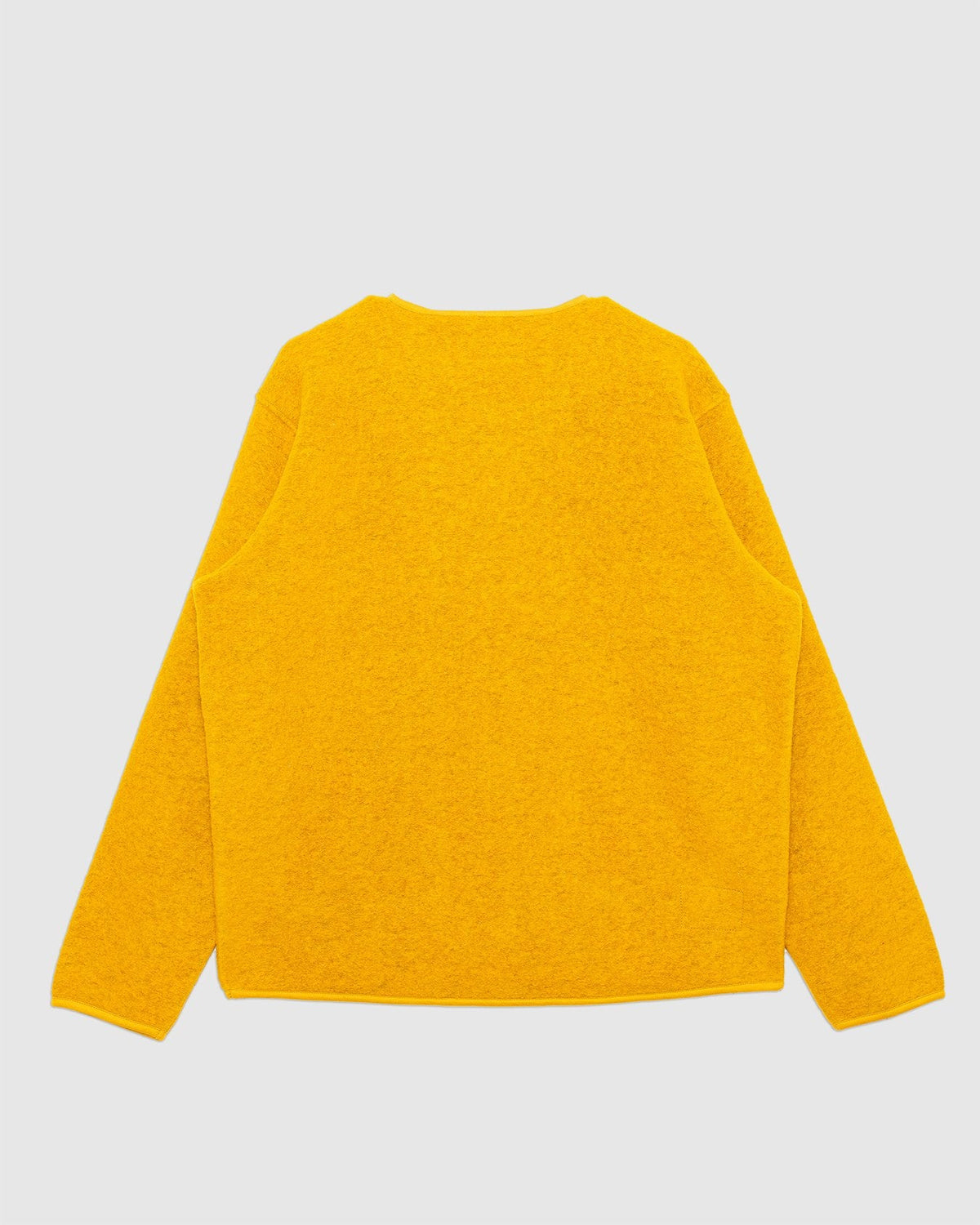 Zip Liner Jacket Yellow Wool Fleece - UNIVERSAL WORKS