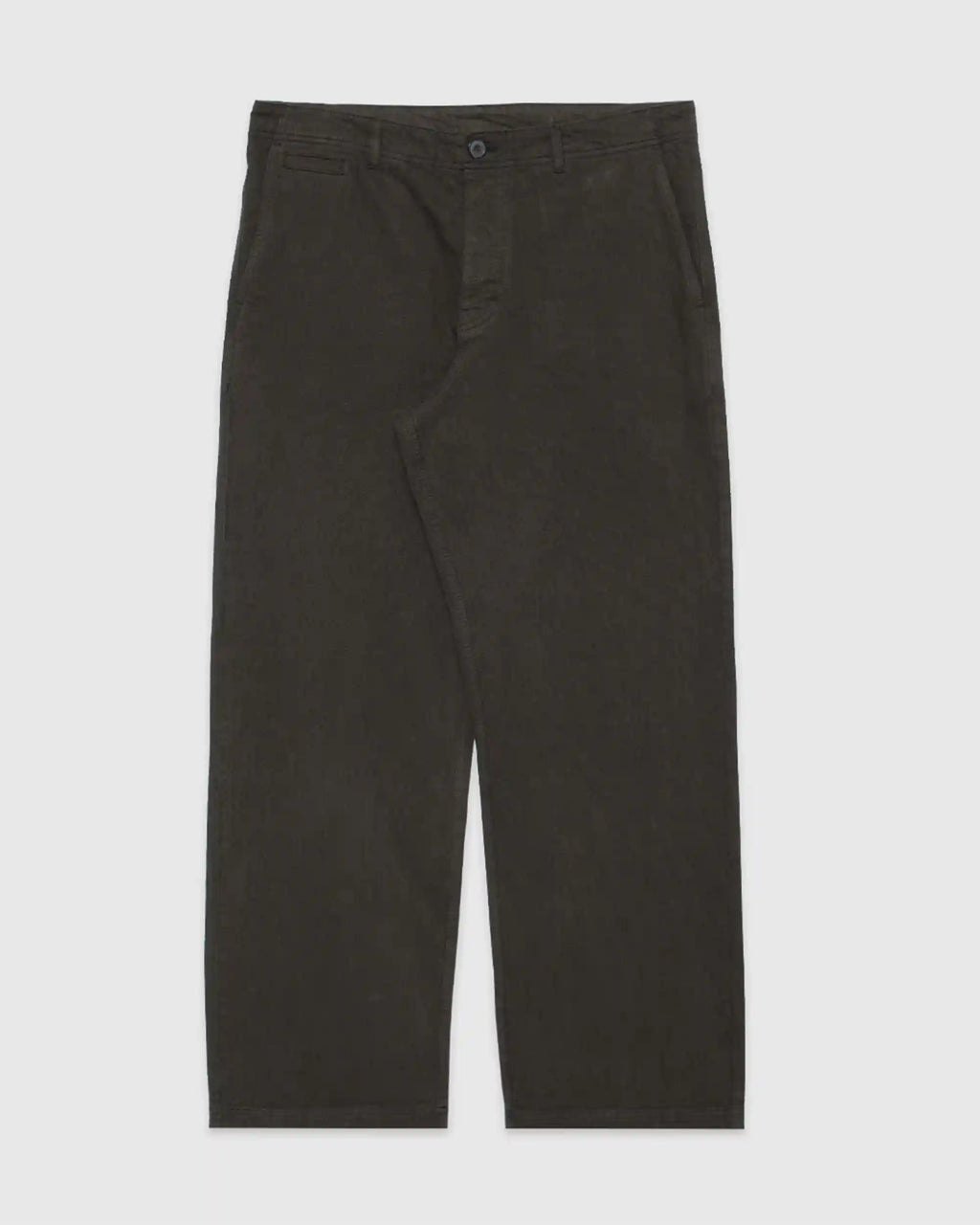 Brushed Serge Fatigue Pants (Regular Fit) Coffee Brown