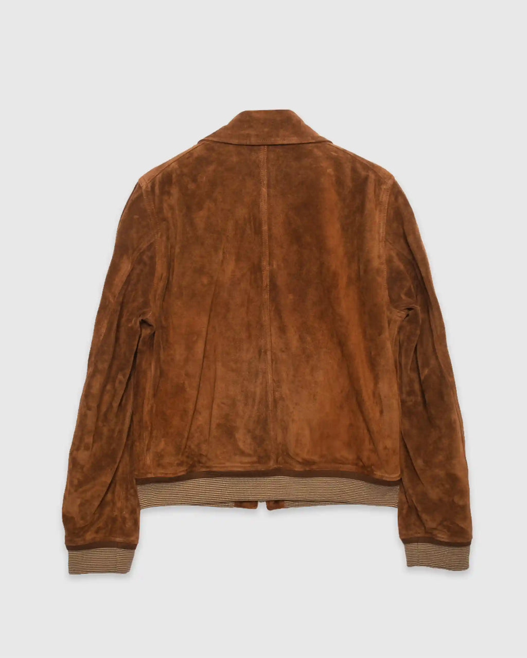 Heavyweight Suede A-2 Bomber Jacket Tobacco
