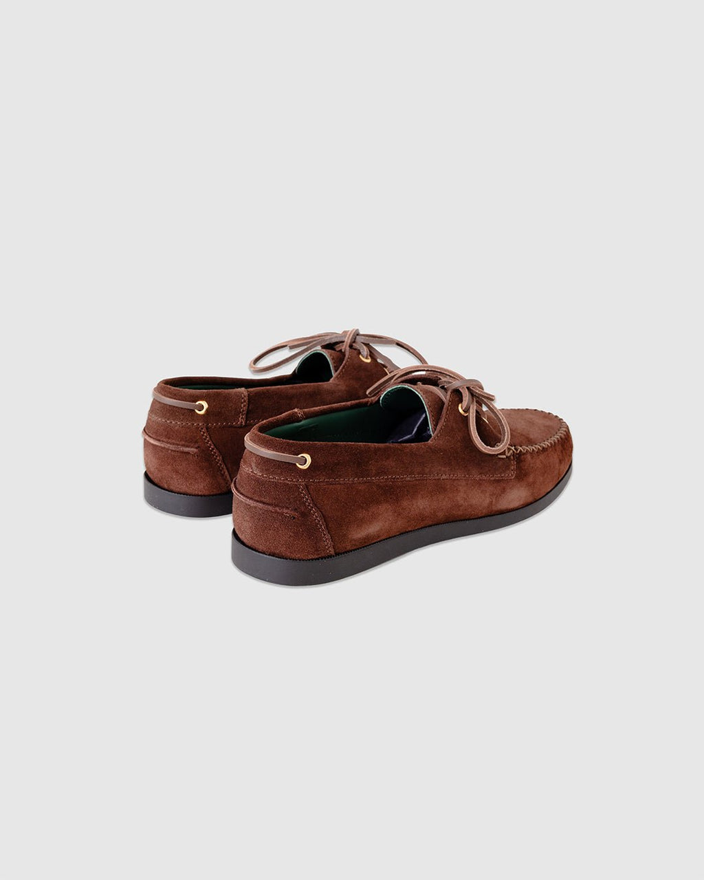 Boatman Dark Brown Suede - VINNY'S