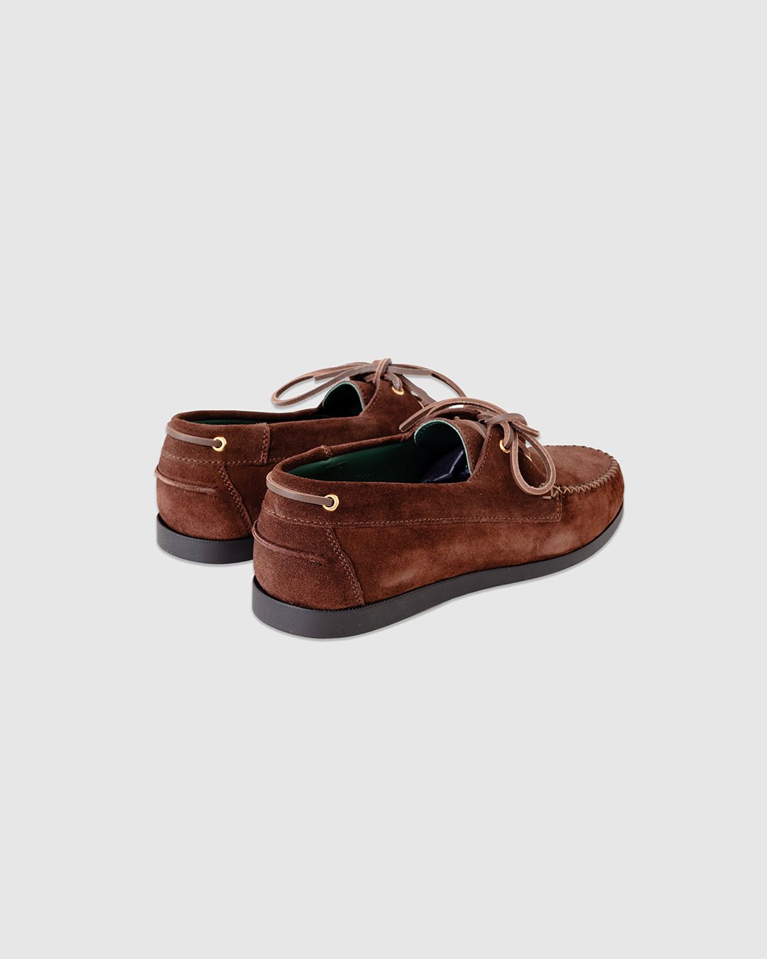 Boatman Dark Brown Suede - VINNY'S