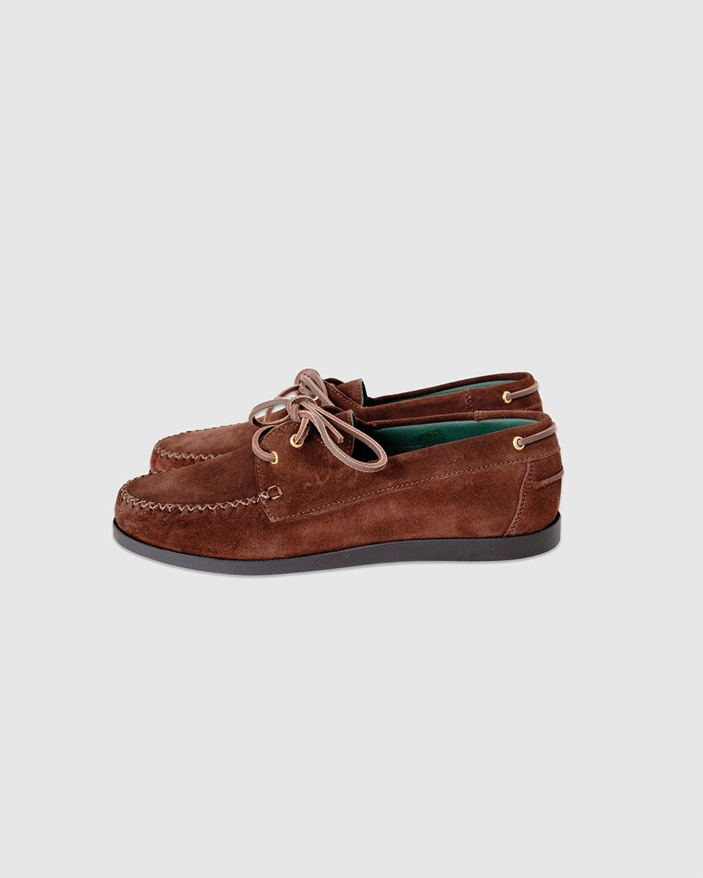 Boatman Dark Brown Suede - VINNY'S