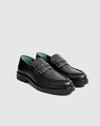 Howee Vale Black Grain Leather - VINNY'S