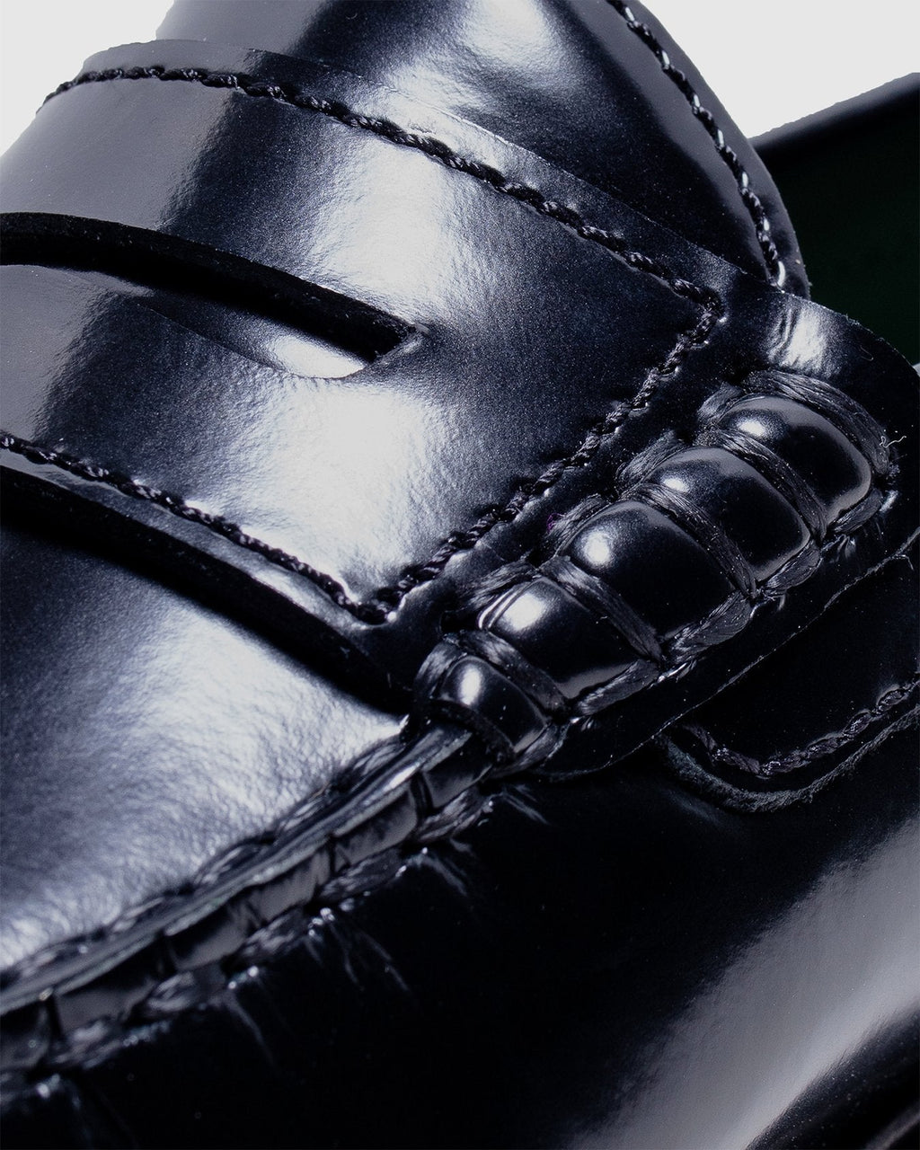 Yardee Mocassin Loafer Black Polido Leather - VINNY'S