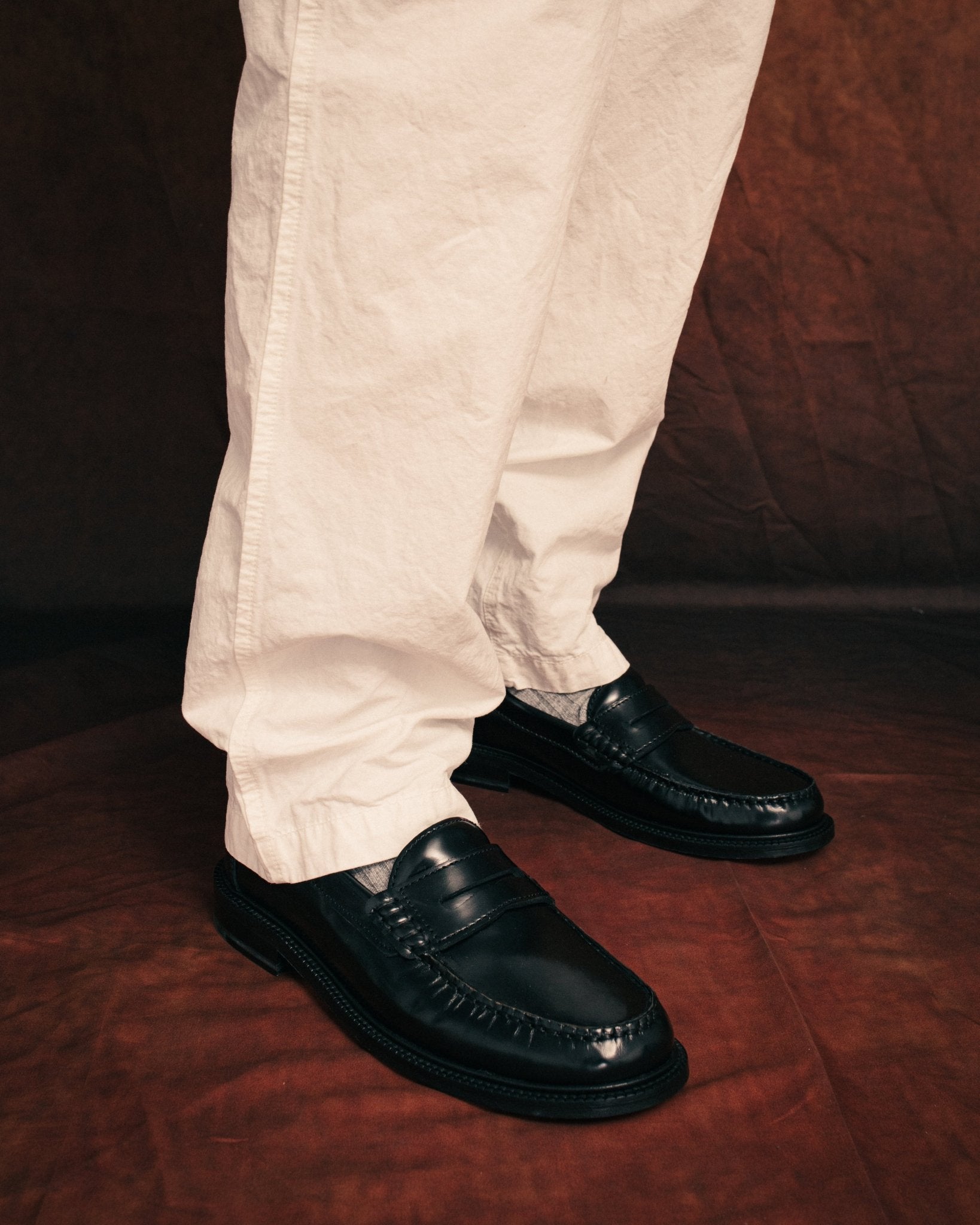 Yardee Mocassin Loafer Black Polido Leather - VINNY'S
