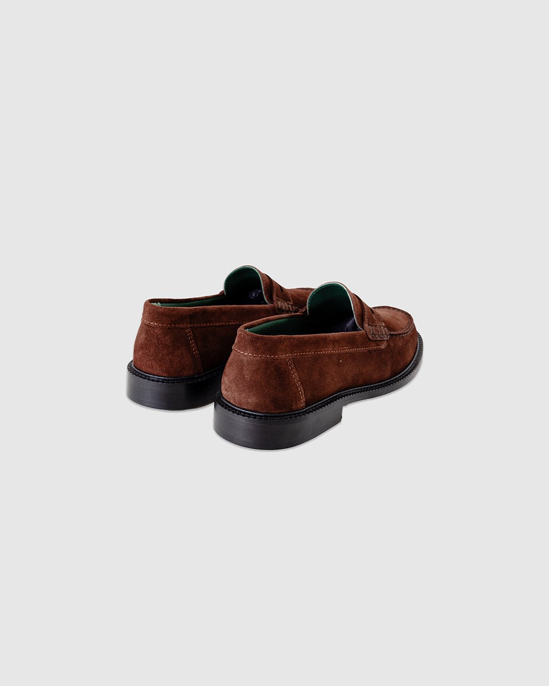 Yardee Mocassin Loafer Dark Brown Suede (0126) - VINNY'S
