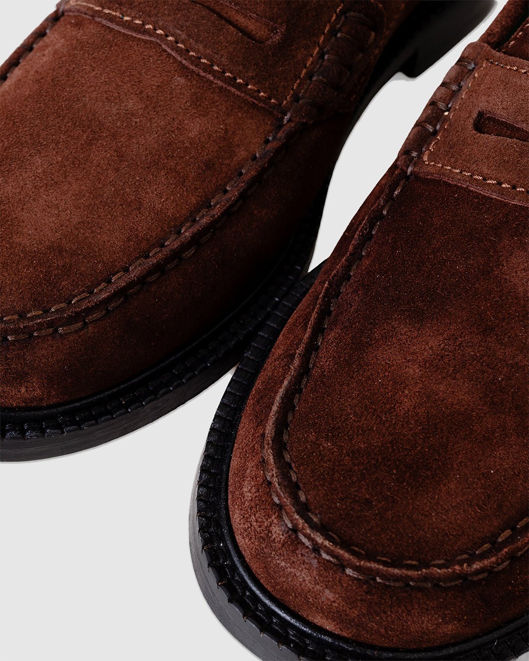 Yardee Mocassin Loafer Dark Brown Suede (0126) - VINNY'S