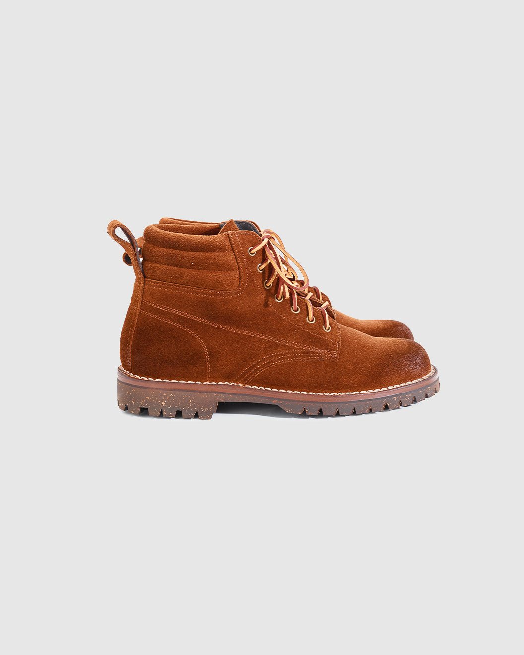 Canadian Work Boots II Triple Row Stitch Down w /Cortina Sole in Stead Snuff for Uncle Otis - YUKETEN