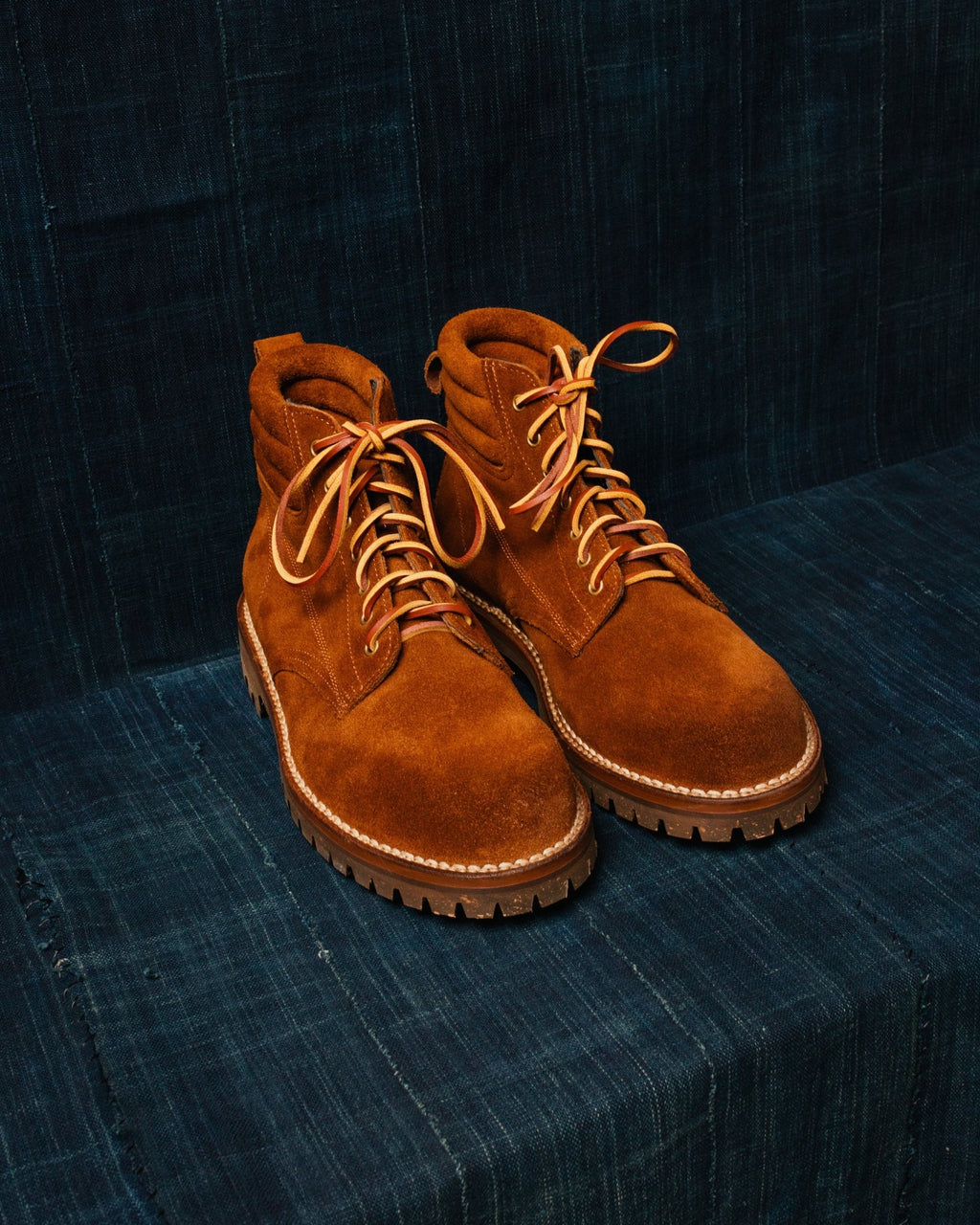 Canadian Work Boots II Triple Row Stitch Down w /Cortina Sole in Stead Snuff for Uncle Otis - YUKETEN