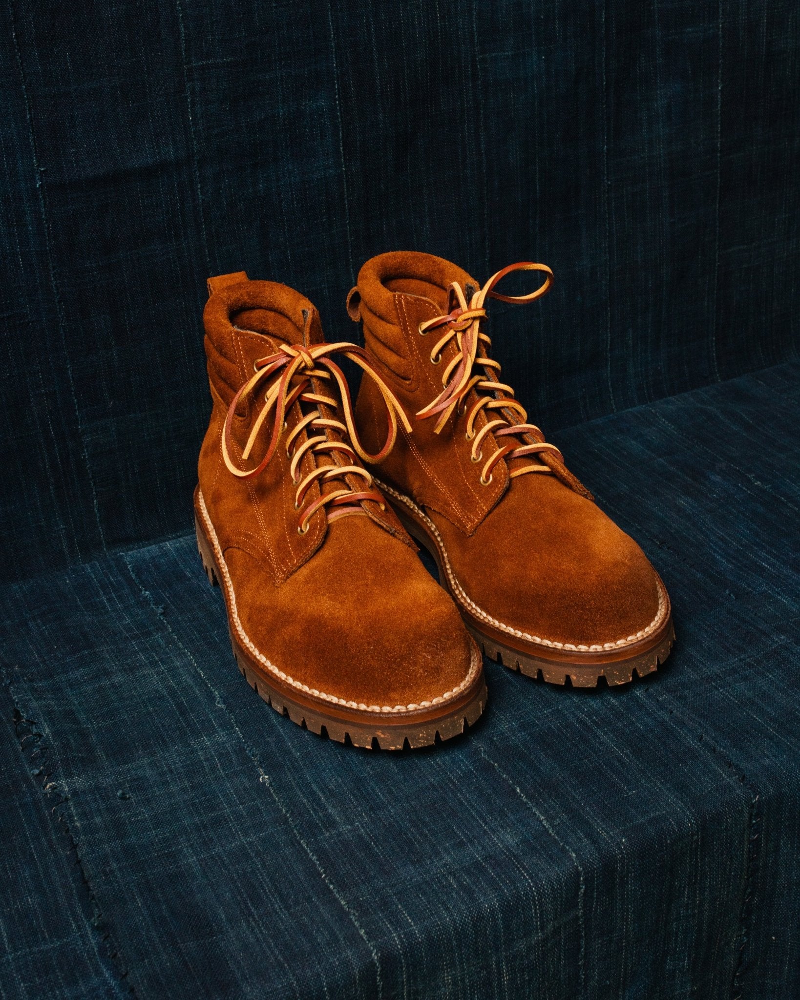Canadian Work Boots II Triple Row Stitch Down w /Cortina Sole in Stead Snuff for Uncle Otis - YUKETEN