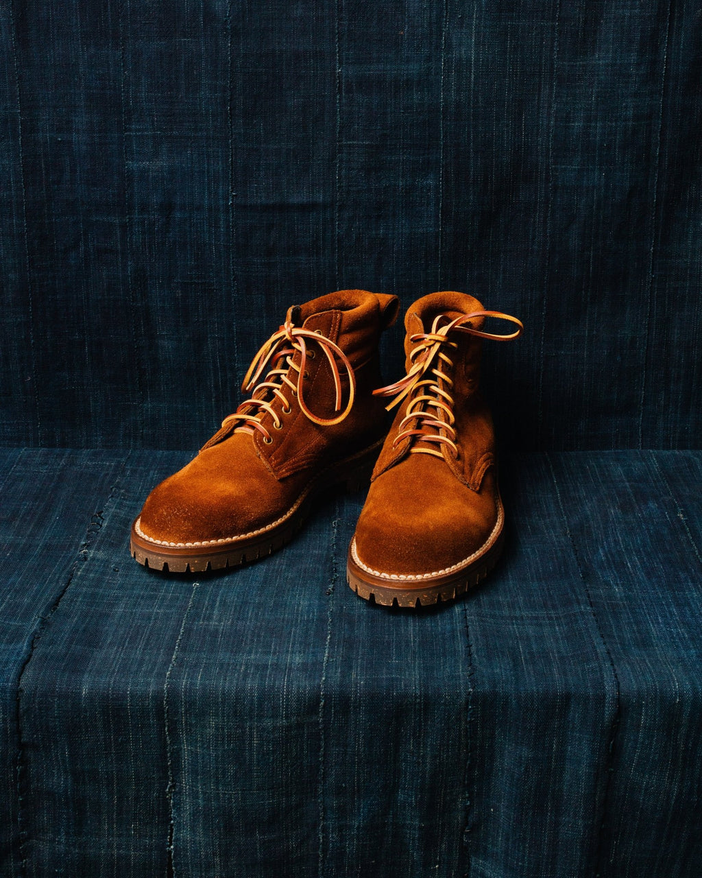 Canadian Work Boots II Triple Row Stitch Down w /Cortina Sole in Stead Snuff for Uncle Otis - YUKETEN