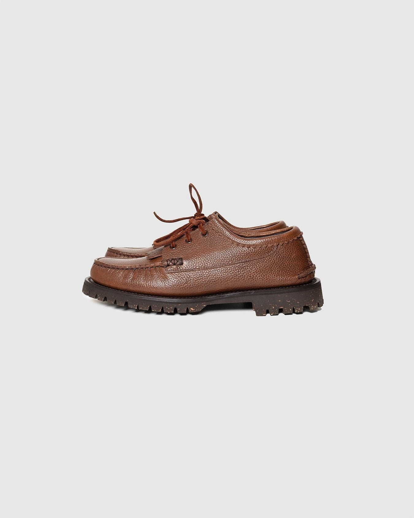 Italian Blucher w/ Cortina Sole - T Pale Brown - YUKETEN