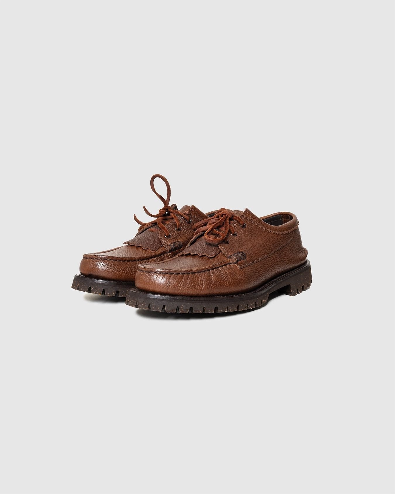 Italian Blucher w/ Cortina Sole - T Pale Brown - YUKETEN