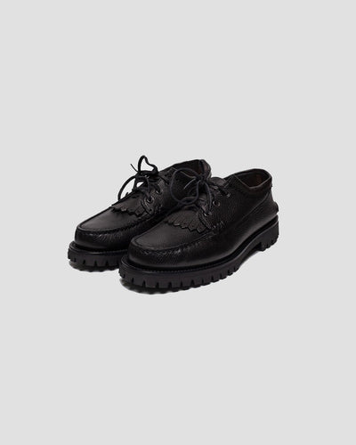 Italian Blucher w/ Cortina Sole - Tosca Pale Black - YUKETEN