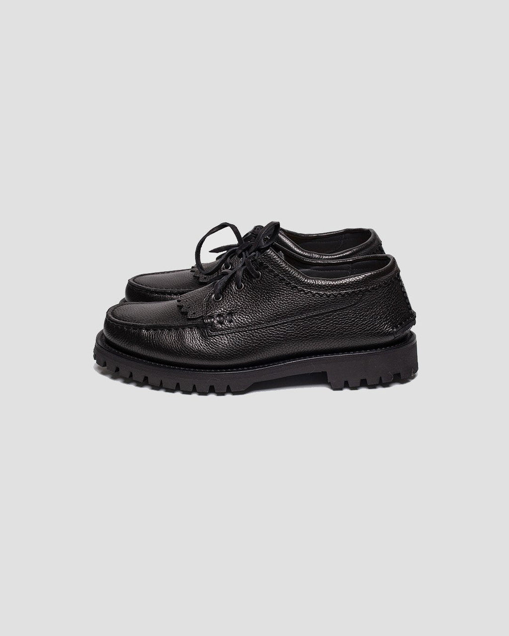 Italian Blucher w/ Cortina Sole - Tosca Pale Black - YUKETEN