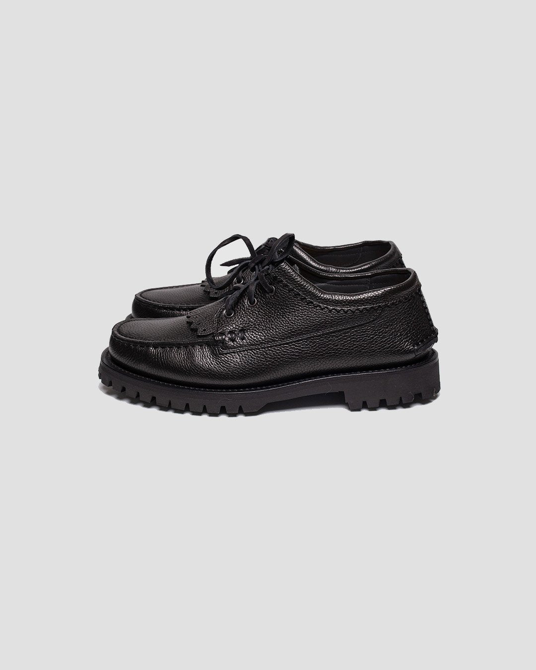 Italian Blucher w/ Cortina Sole - Tosca Pale Black - YUKETEN
