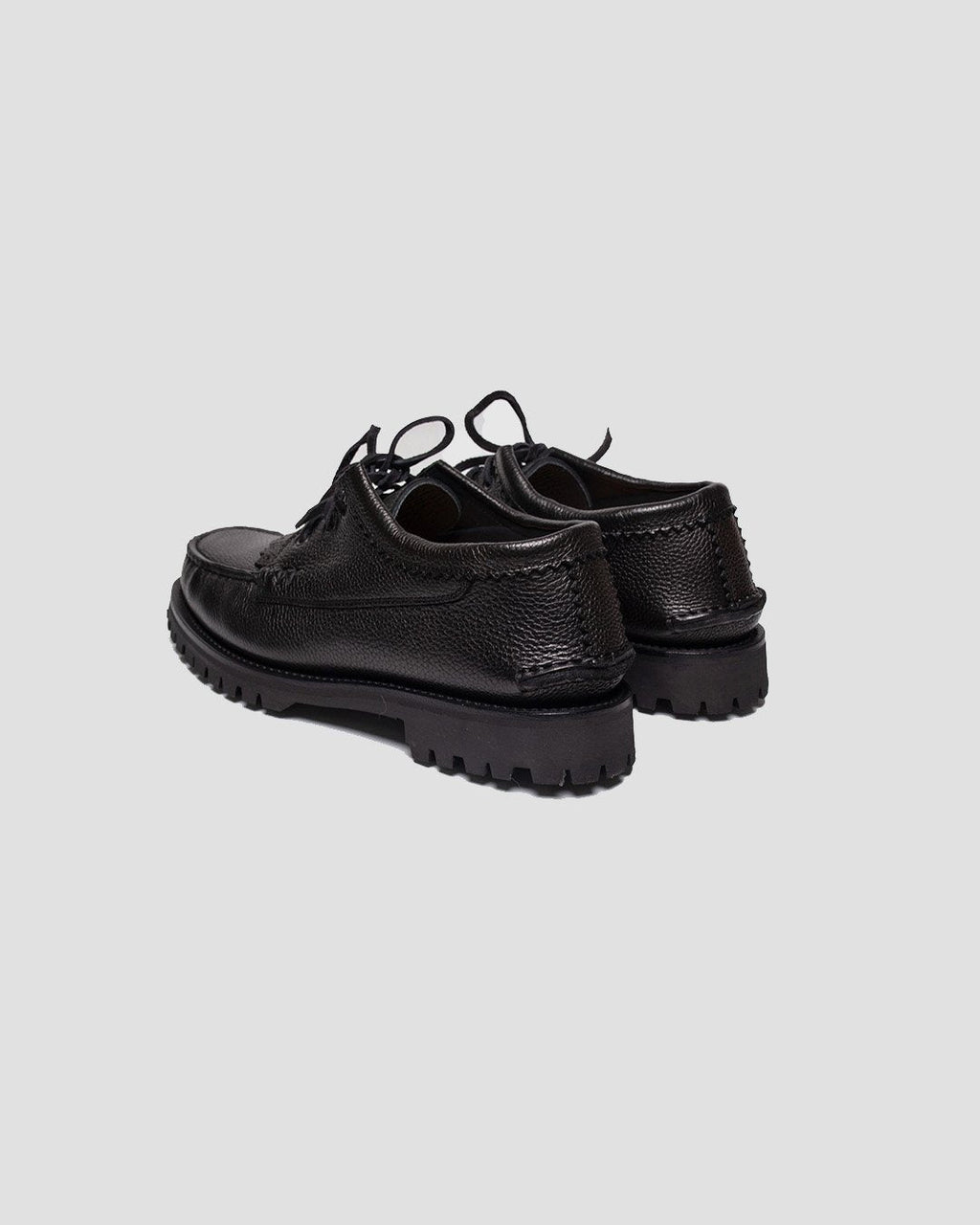 Italian Blucher w/ Cortina Sole - Tosca Pale Black - YUKETEN