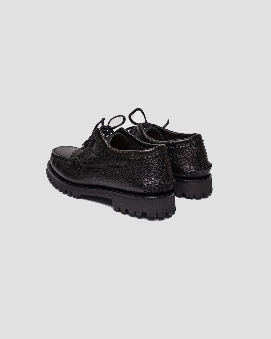 Italian Blucher w/ Cortina Sole - Tosca Pale Black - YUKETEN