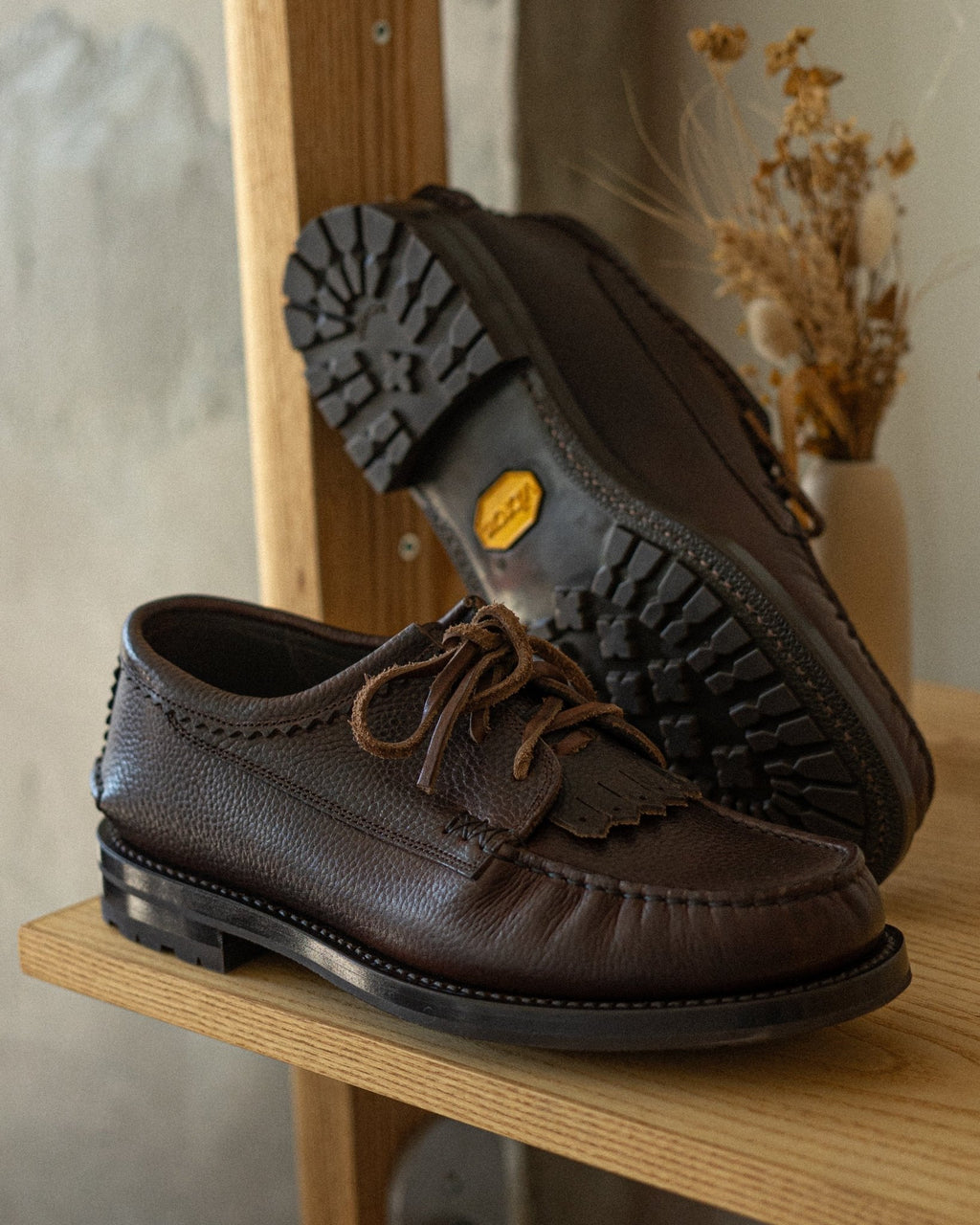 Italian Blucher w/ Vibram Tuscany SG Dark Brown - YUKETEN