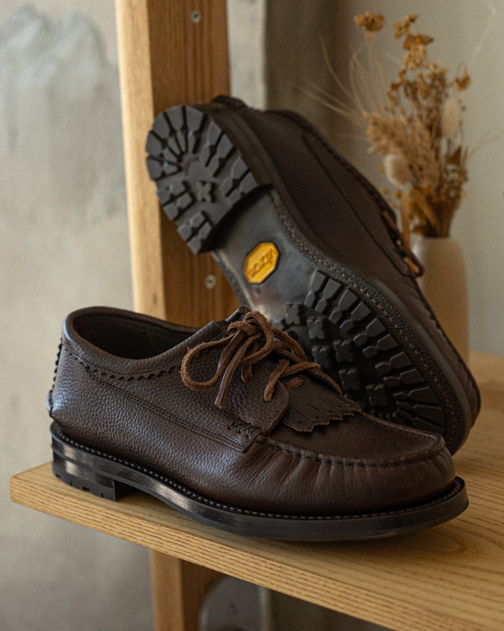 Italian Blucher w/ Vibram Tuscany SG Dark Brown - YUKETEN