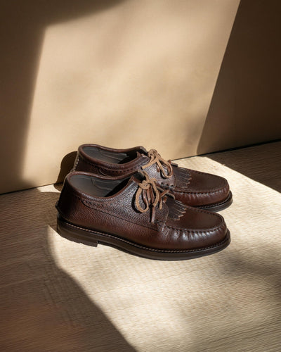 Italian Blucher w/ Vibram Tuscany SG Dark Brown - YUKETEN