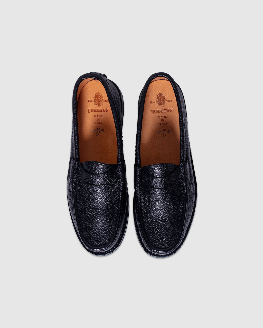 Rob's Loafer w/Vibram Tuscany T Pale Black - YUKETEN