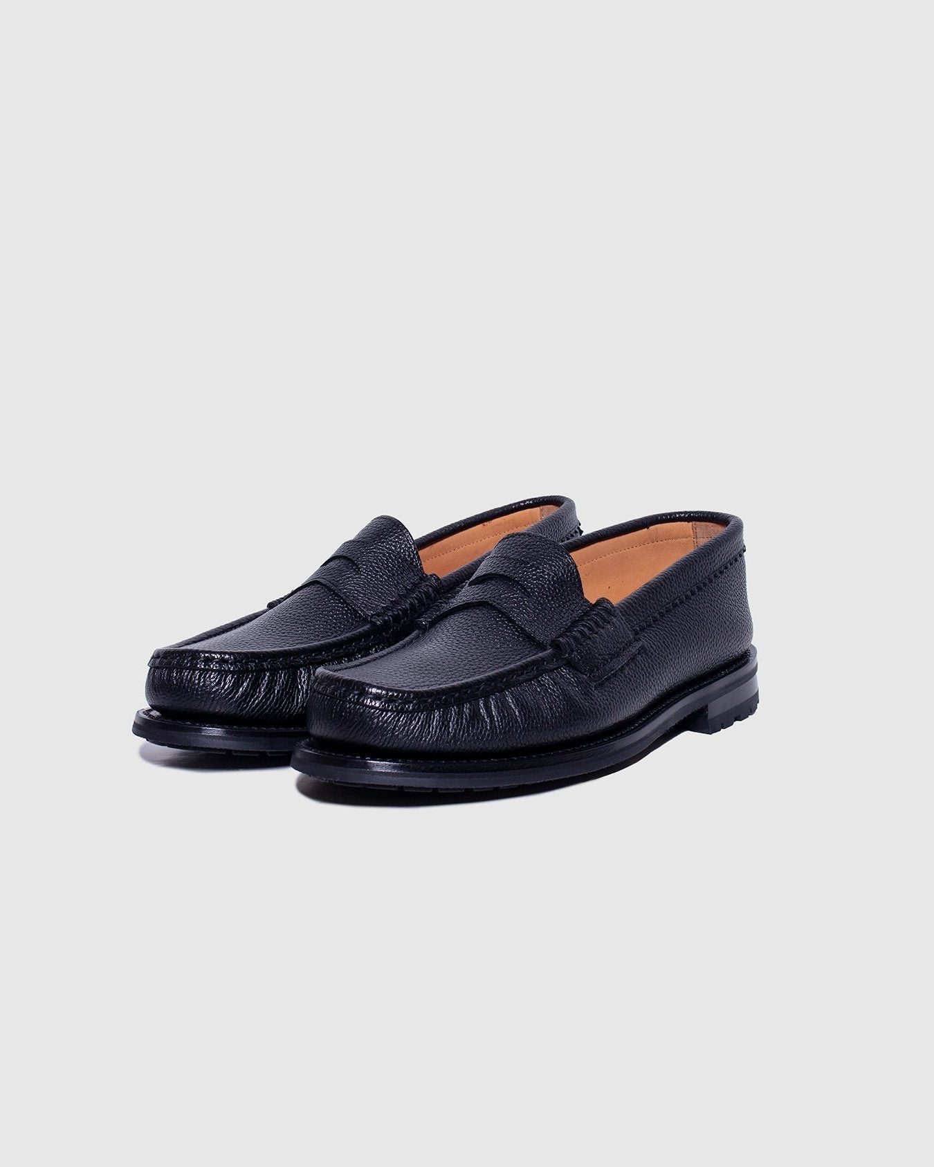 Rob's Loafer w/Vibram Tuscany T Pale Black - YUKETEN