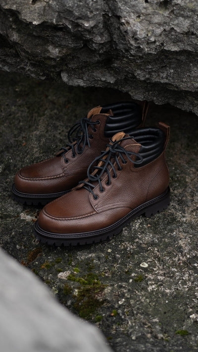 Salvia Boots - T Pale Brown - YUKETEN